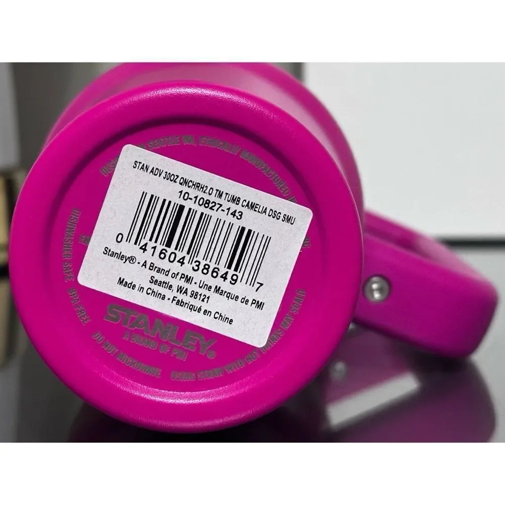 Stanley Quencher H2.0 FlowState Tumbler‎ 30oz, CAMELIA PINK - Picture 4 of 4